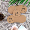 100 PCS HANDMADE Tags Kraft Paper Hang Tags 5 CM Round Tags Craft Gift Tags with 100 Feet Natural Jute Twine - JijaCraft