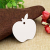 Apple Kraft Gift Tags 100 PCS Wedding Party Favor Tags with 100 Feet Natural Jute Twine - JijaCraft