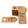 Thank You for Celebrating with Us Personalized Paper Gift Tags,100 PCS Kraft Paper Tags Price Tags with 100 Feet Natural Jute Twine - JijaCraft