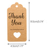 Thank You for Celebrating with Us Personalized Paper Gift Tags,100 PCS Kraft Paper Tags Price Tags with 100 Feet Natural Jute Twine - JijaCraft