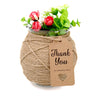 Thank You for Celebrating with Us Personalized Paper Gift Tags,100 PCS Kraft Paper Tags Price Tags with 100 Feet Natural Jute Twine - JijaCraft
