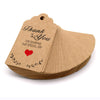 100 PCS Thank You Tags,Valentine's Day Tags,''Thank You for Sharing Our Special Day''Printed Kraft Hang Tags with 100 Feet Jute Twine - JijaCraft